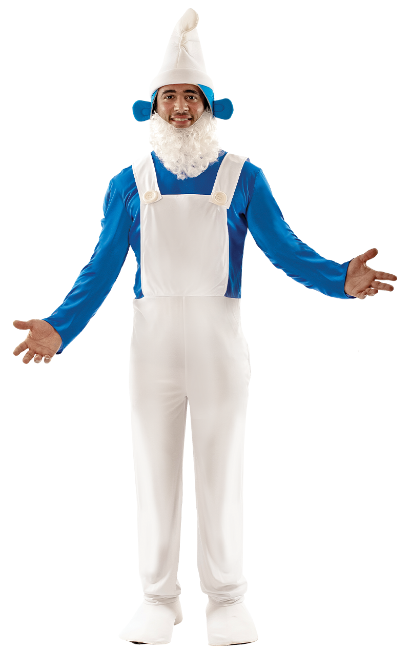 Mens Blue Gnome Costume