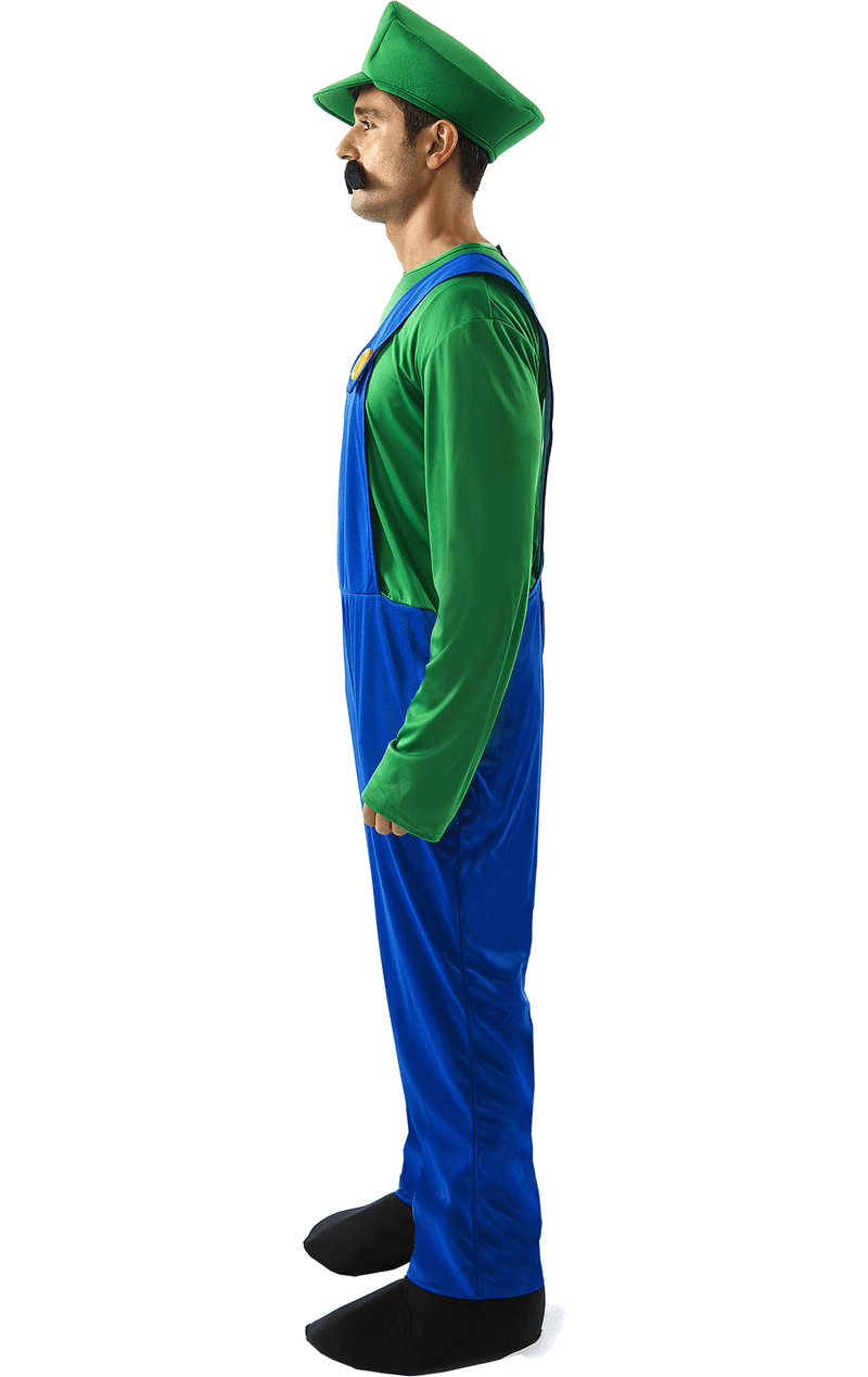 Mens Luigi Super Mario Costume