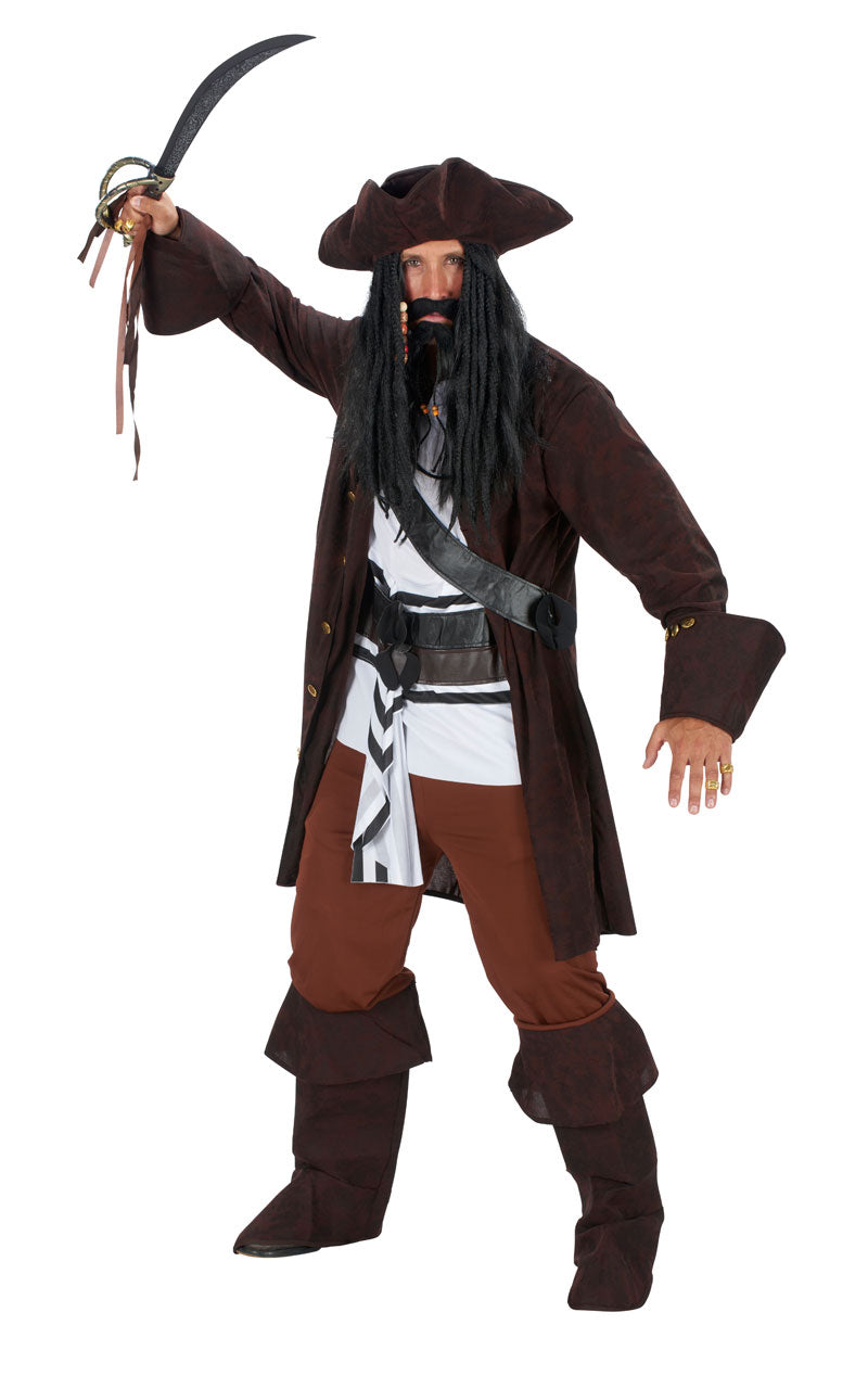 Adult Jack Sparrow Pirate Costume