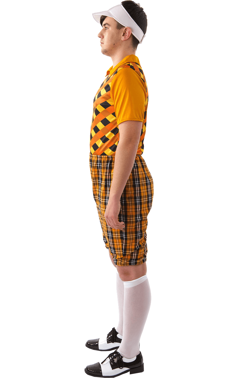 Mens Orange Pub Golf Costume