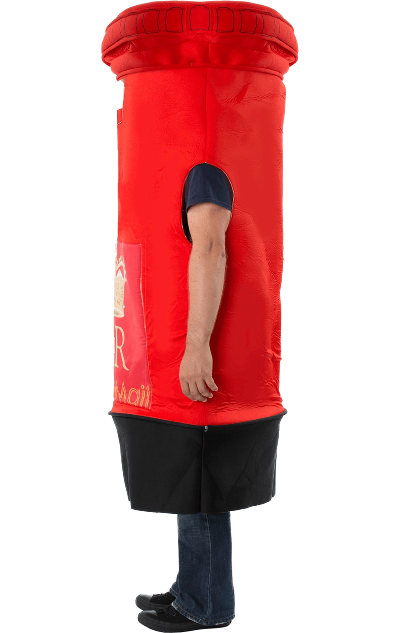 Adult Postbox Fancy Dress Costume