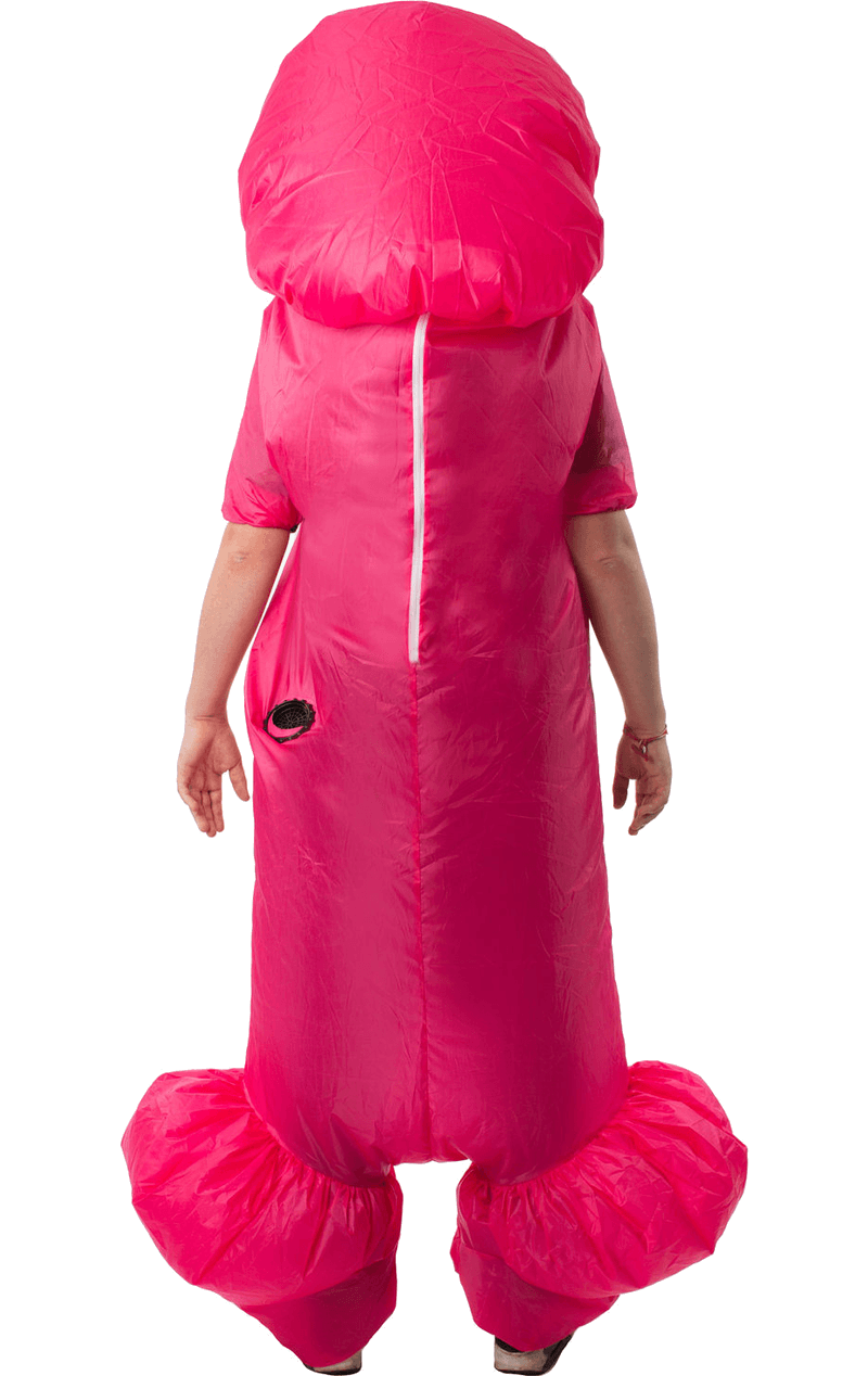 Adult Pink Inflatable Penis Stag Costume