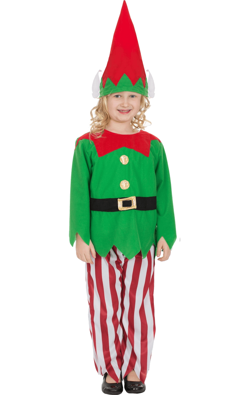 Kids Unisex Elf Christmas Costume