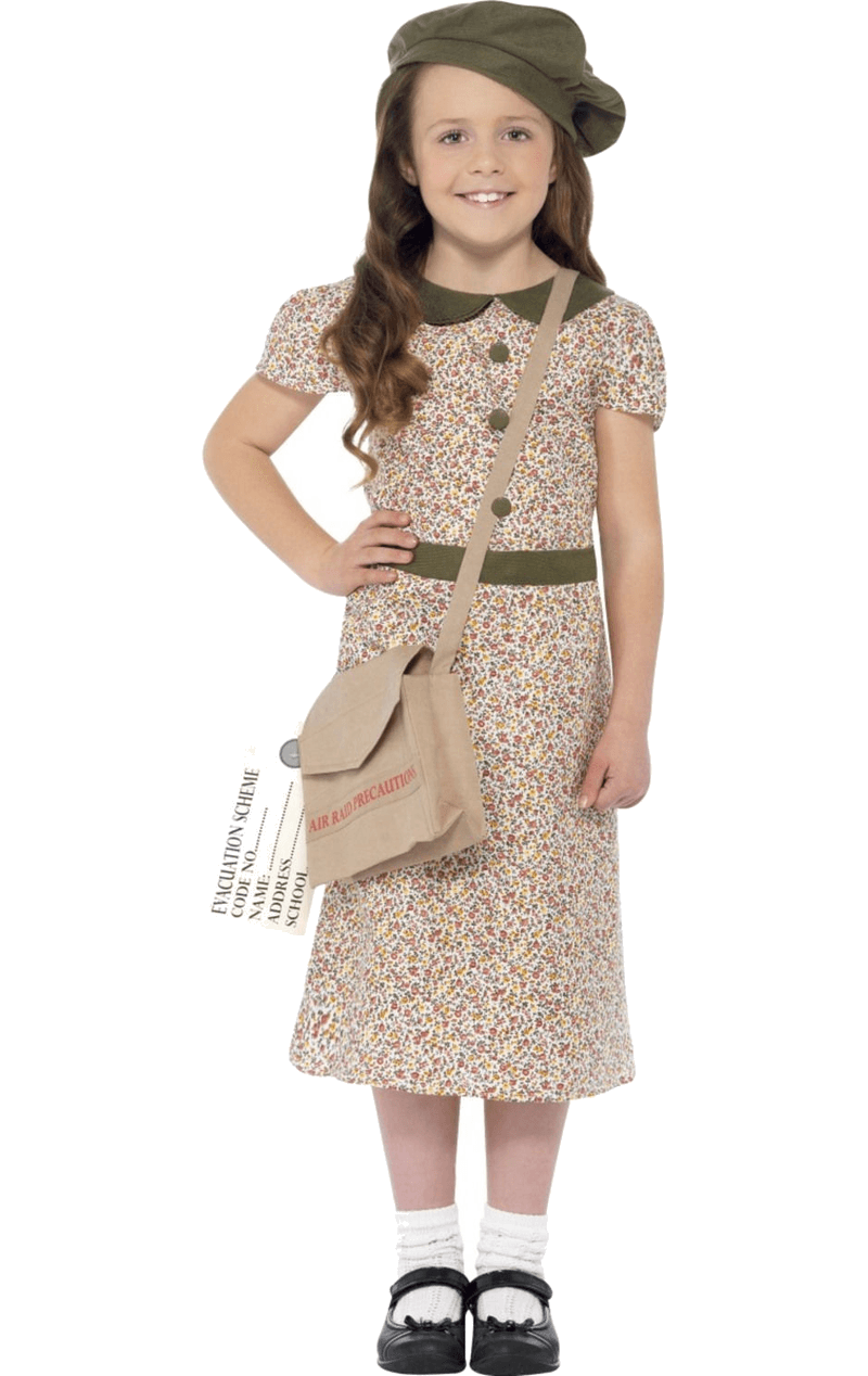 Girls Flower Evacuee Costume