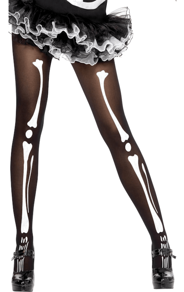 Womens Skeleton Tights