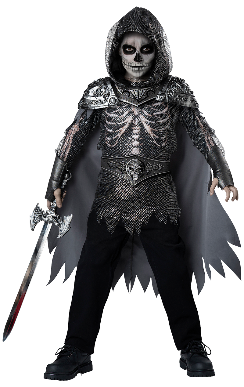 Boys Skull Knight Halloween Costume