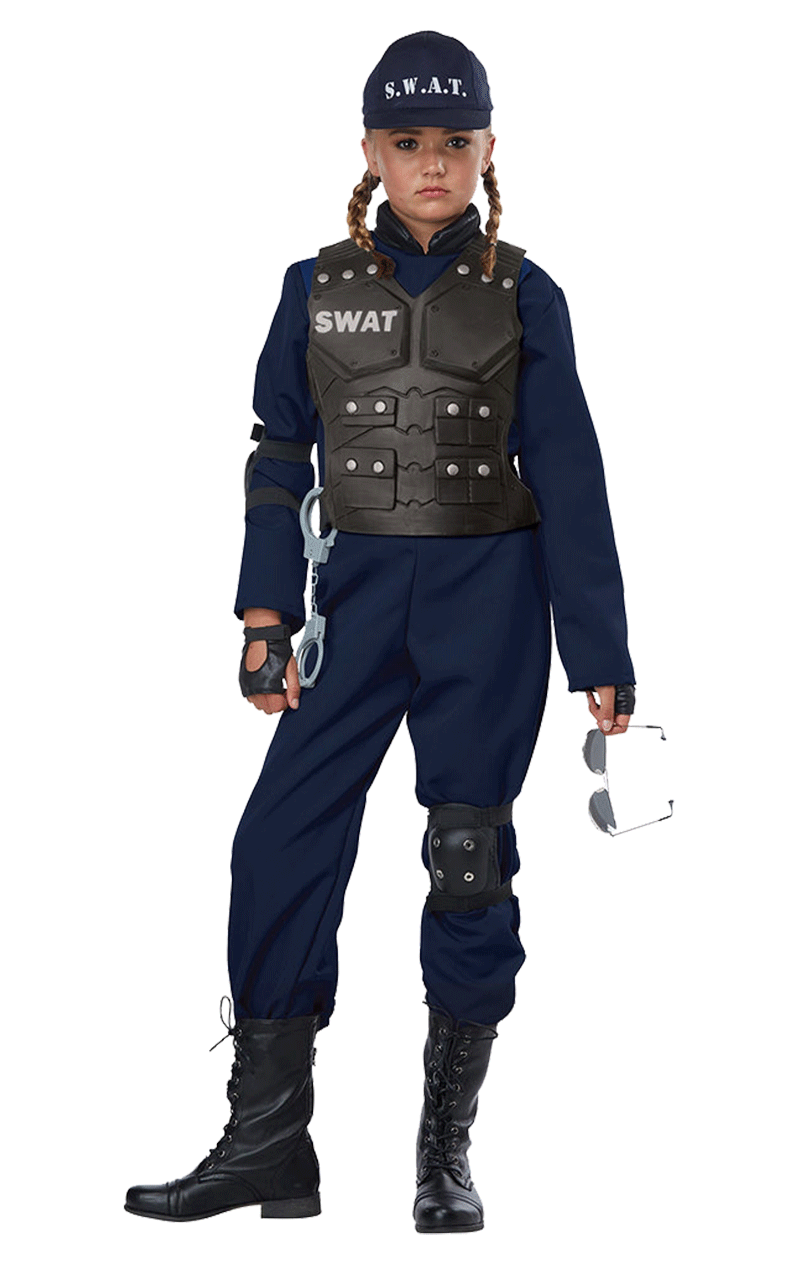 Kids SWAT Police Costume