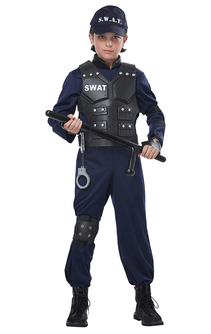 Kids SWAT Police Costume