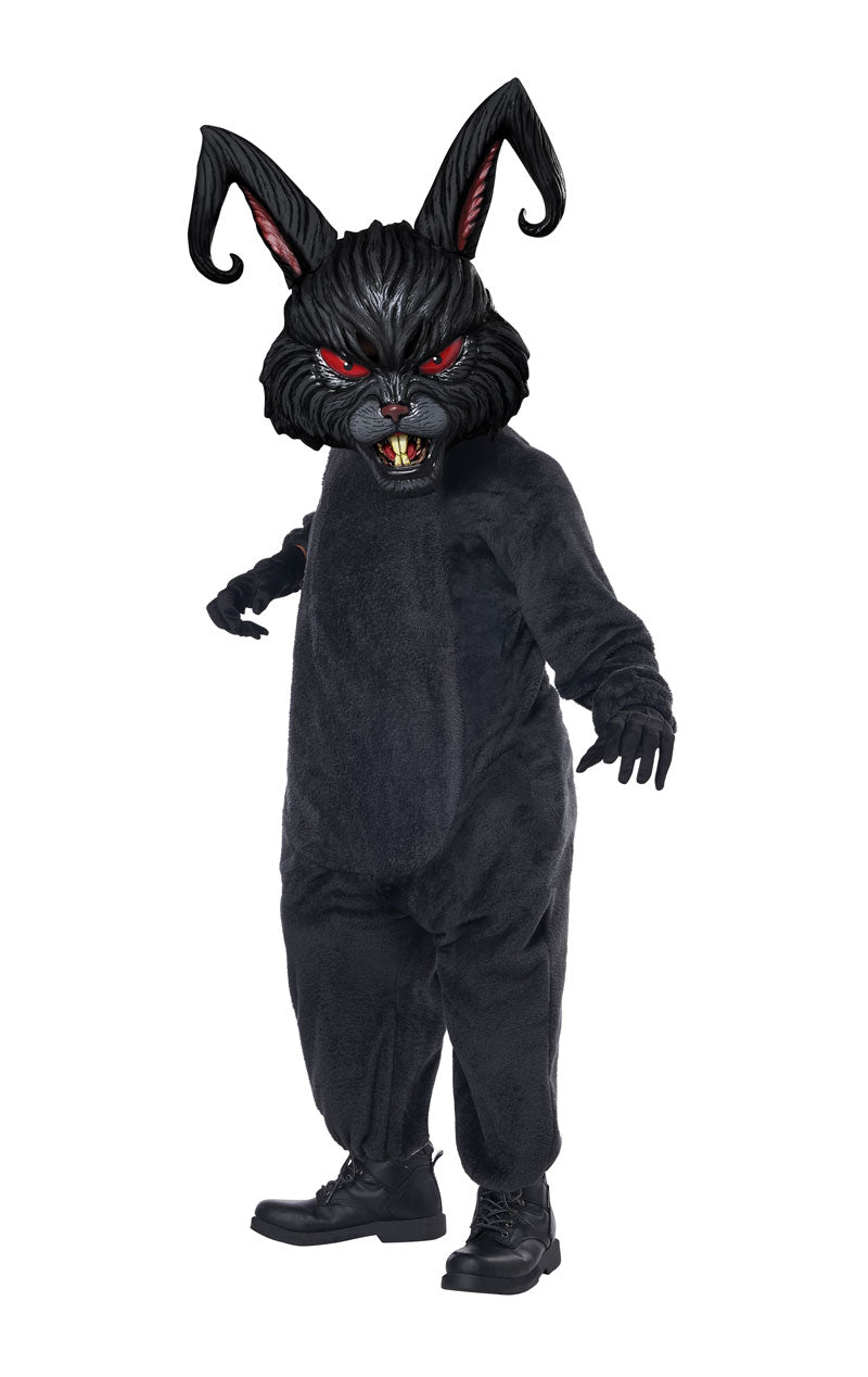 Kids Bad Hare Day Scary Rabbit Costume