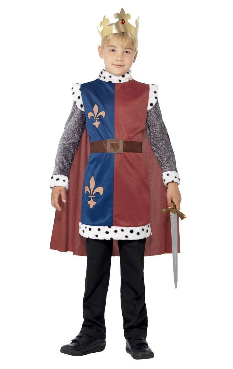 Childrens King Arthur Medieval Tunic Costume