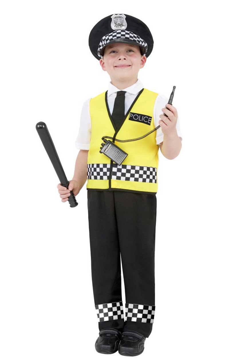 Kids Police Boy Costume