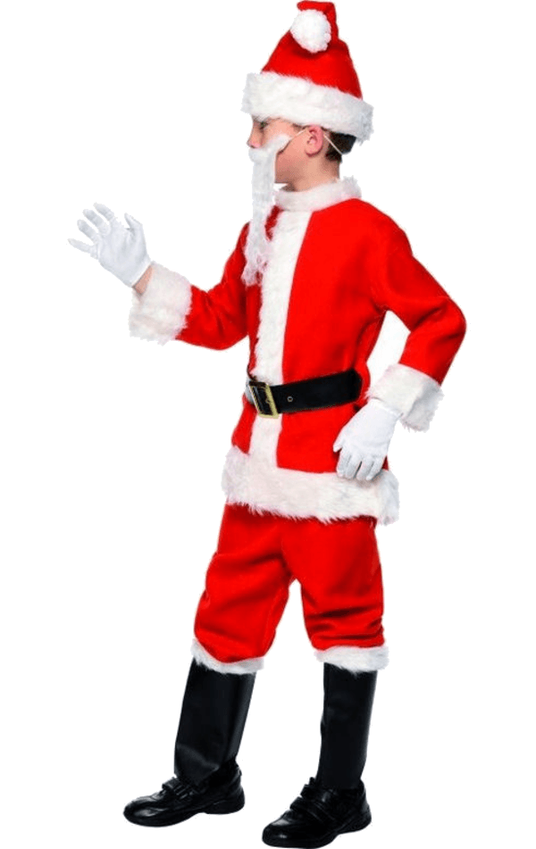 Boys Deluxe Santa Costume