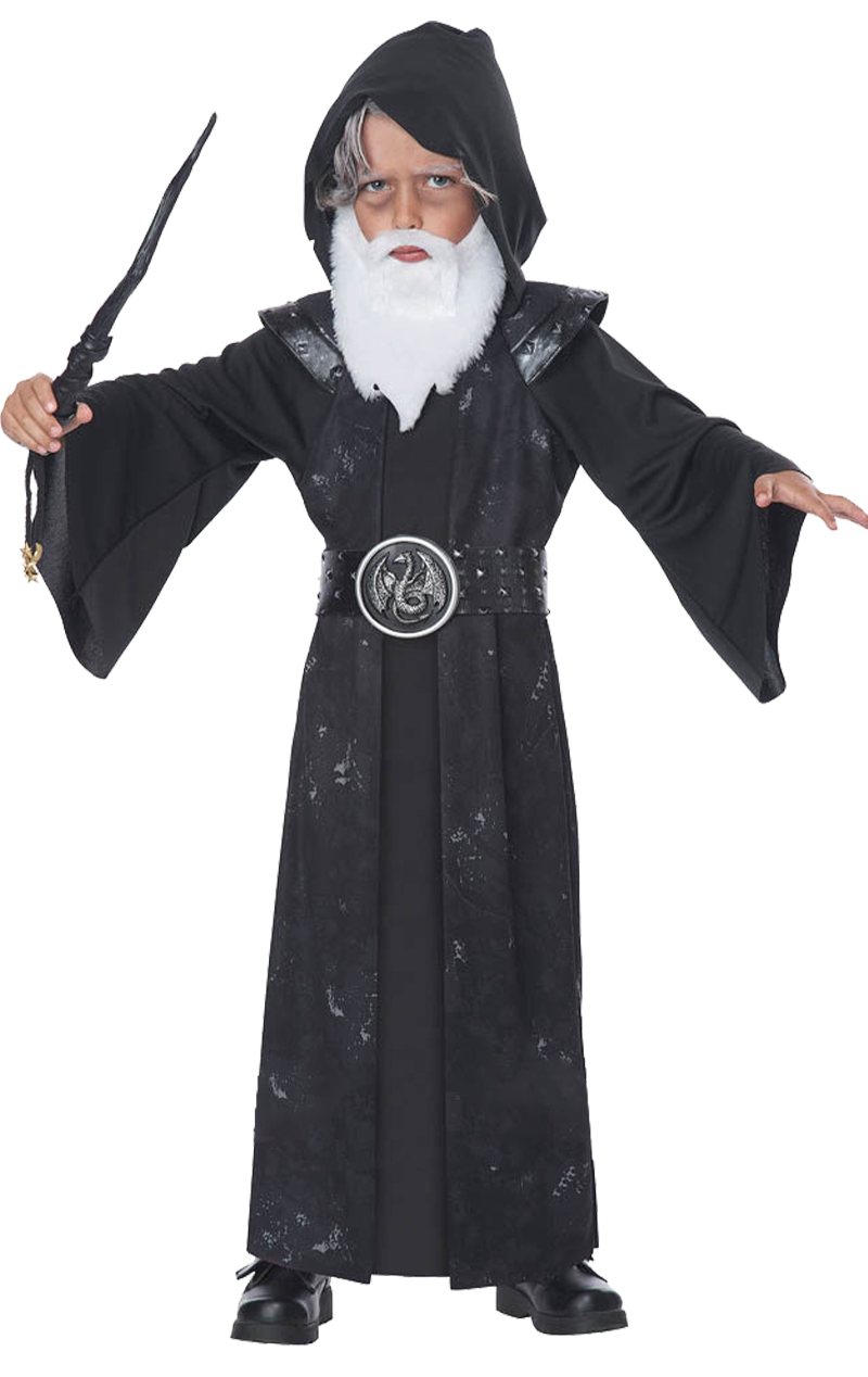 Boys Gothic Wizard Costume