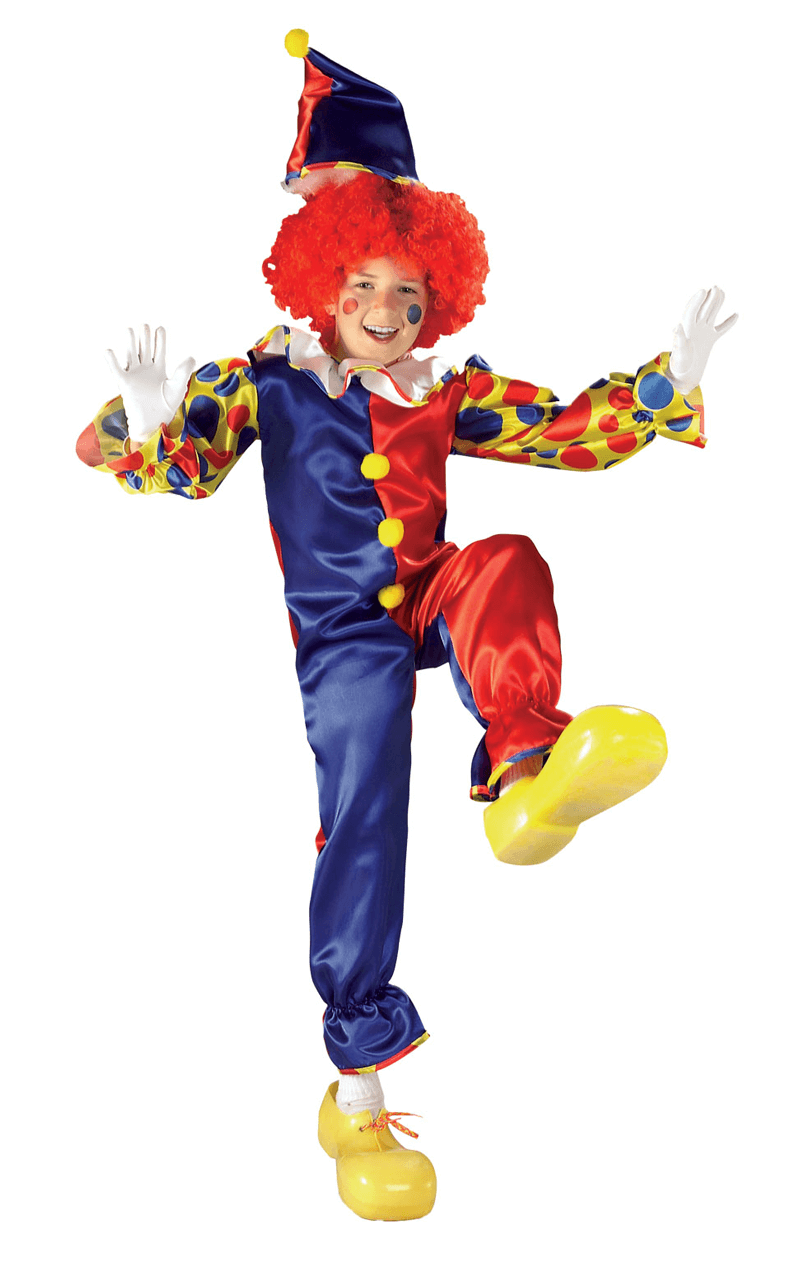 Child Bubbles the Clown Costume