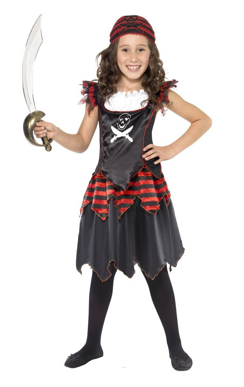 Childrens Gothic Pirate Costume