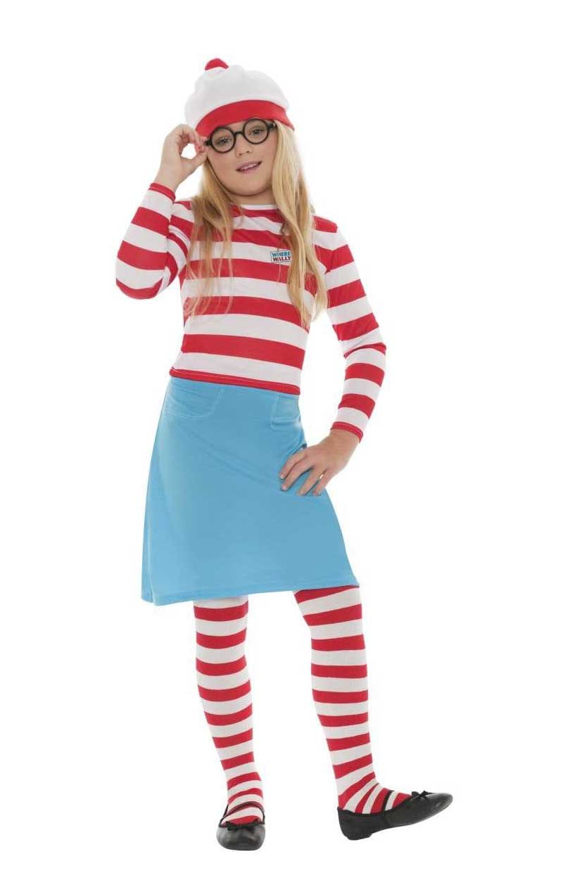 Girls Wenda Wheres Wally Costume