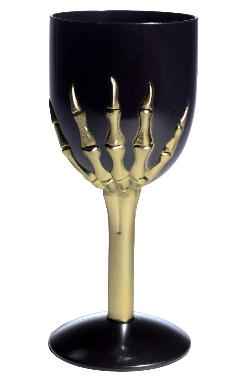 Black Gothic Wine Glass