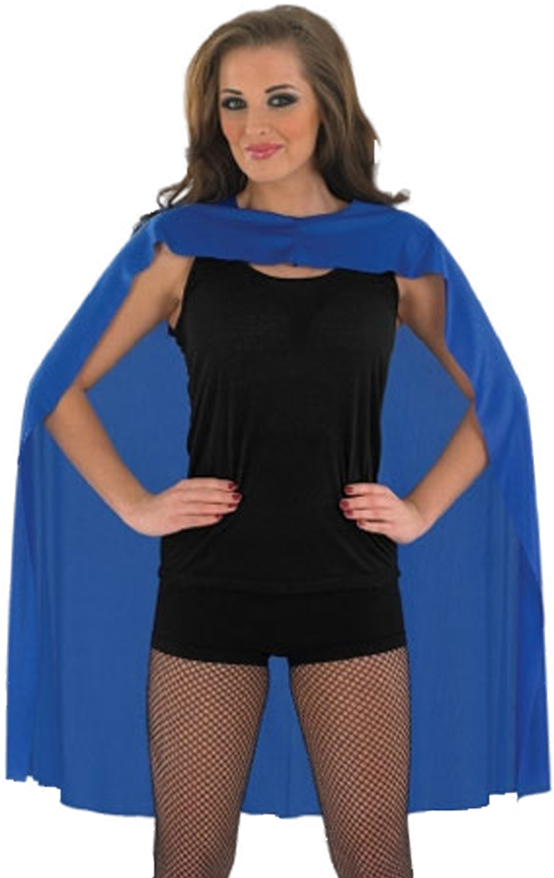 Adult Classic Blue Superhero Cape