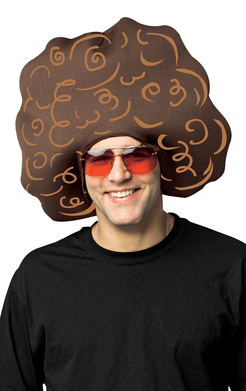 Adult Cartoon Afro Headpiece