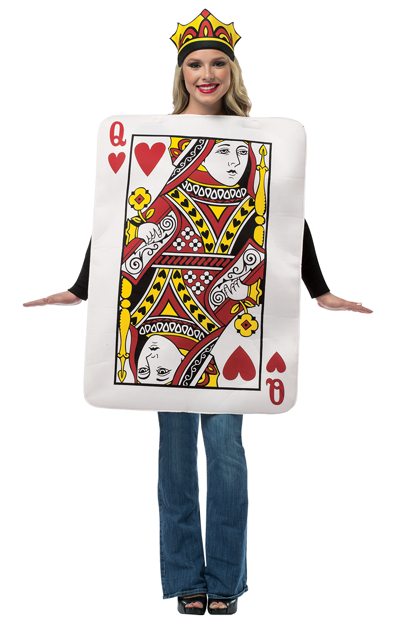 Womens Queen of Hearts Card Costume