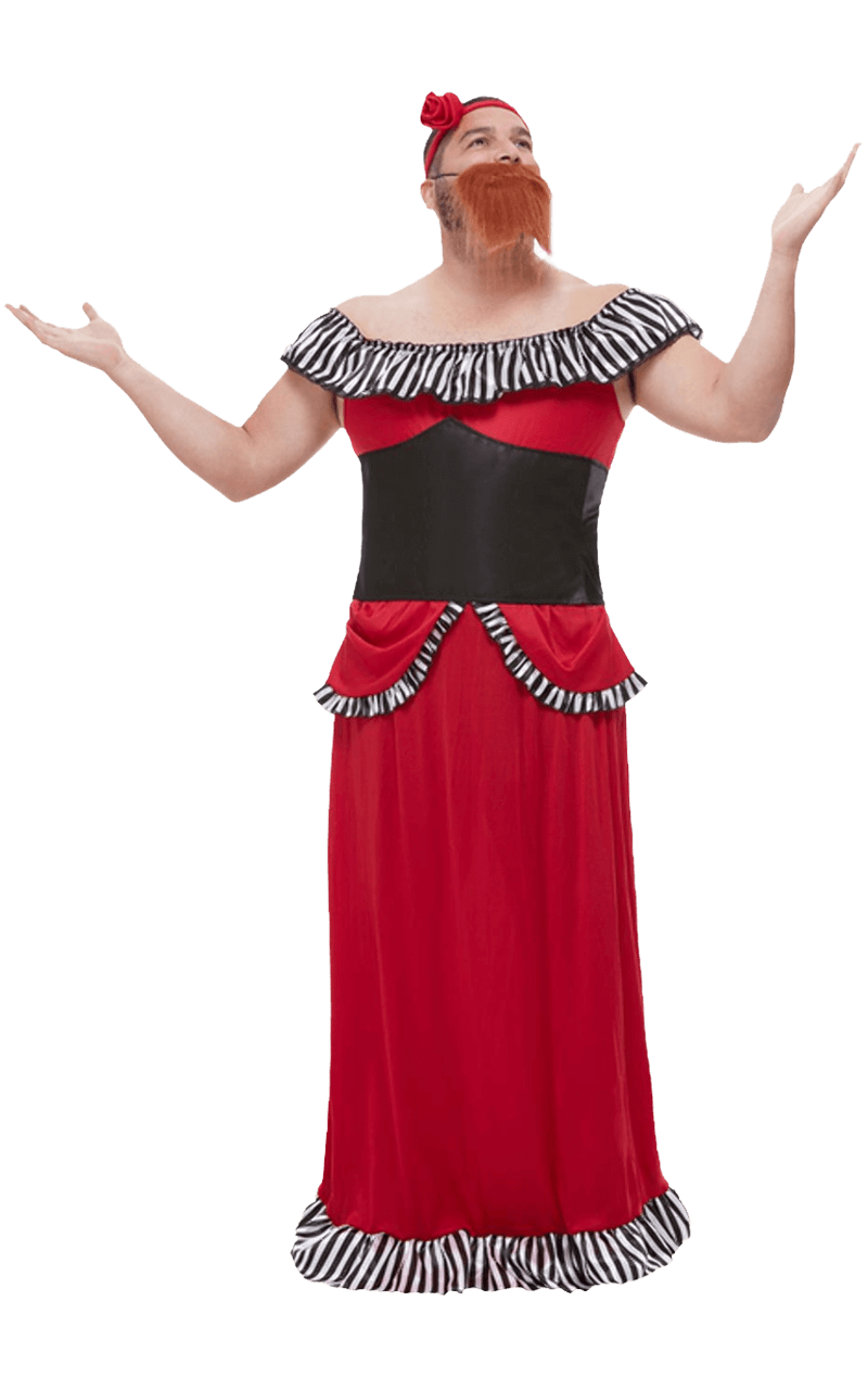 Mens Bearded Lady Costume