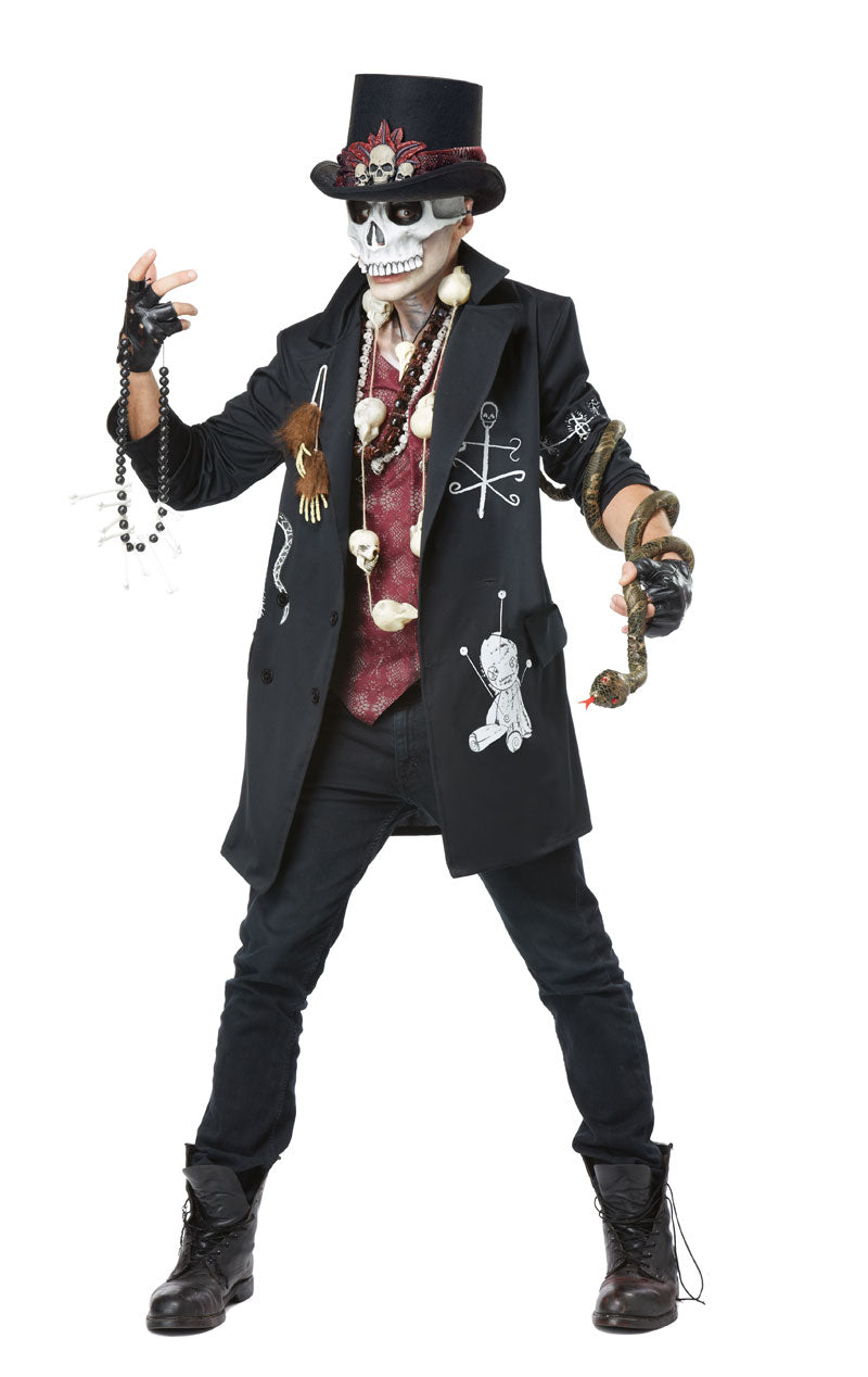 Adult Plus Size Voodoo Dude Costume