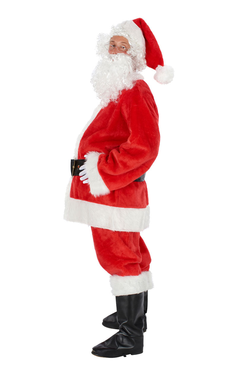 Adult Deluxe Plush Santa Costume