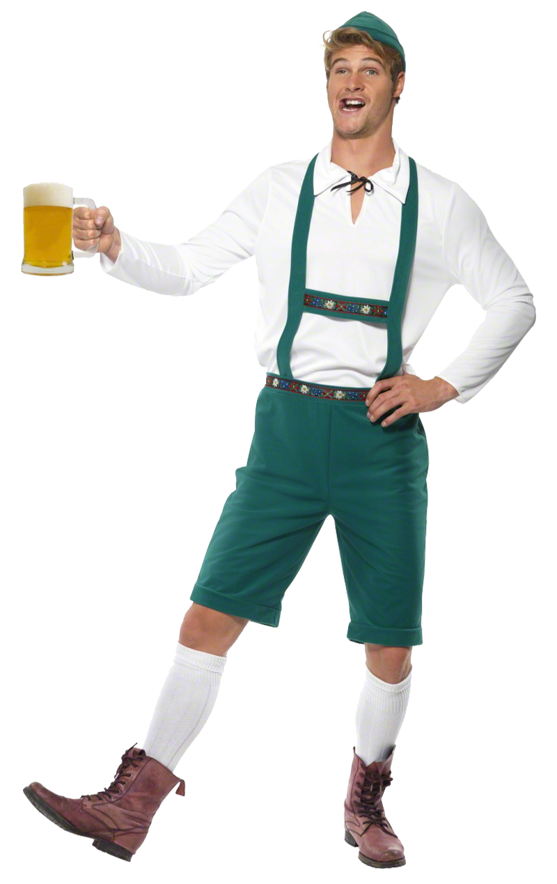 Mens Lederhosen Oktoberfest Costume