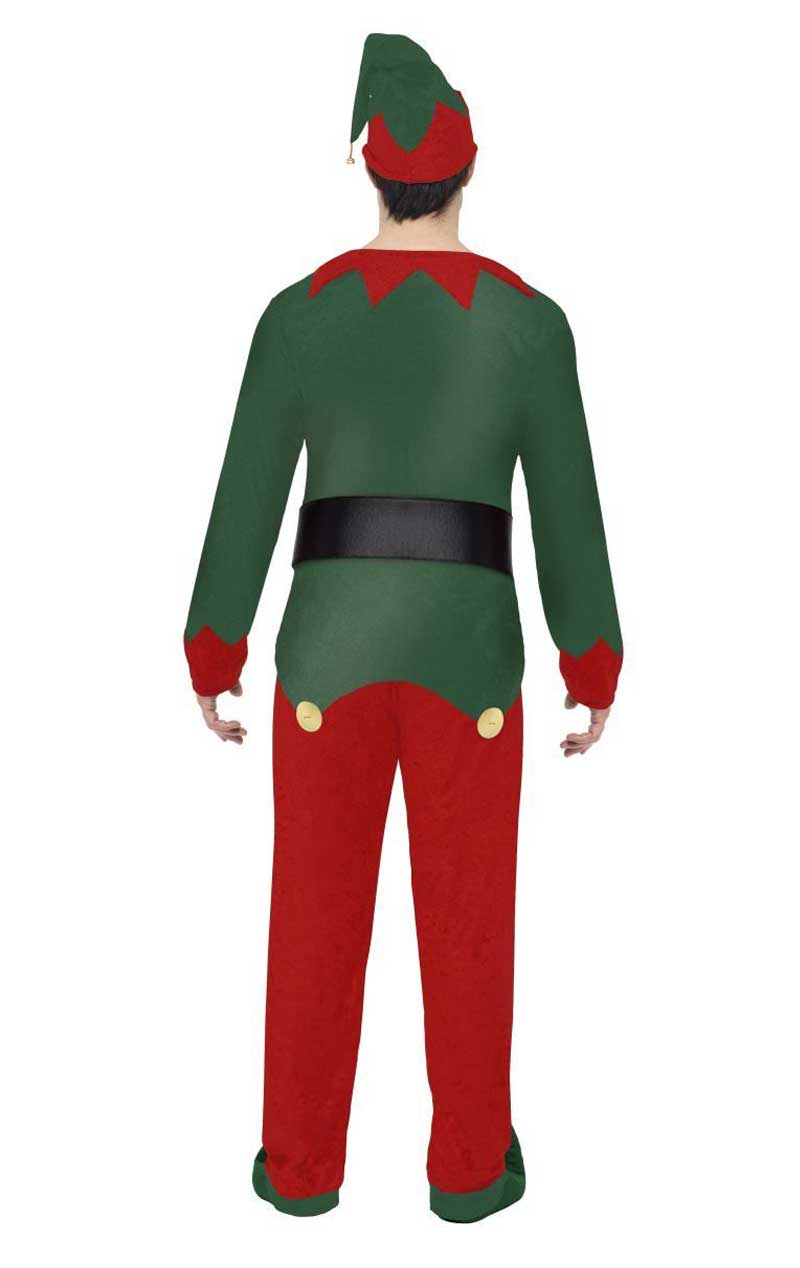 Mens Happy Christmas Elf Costume