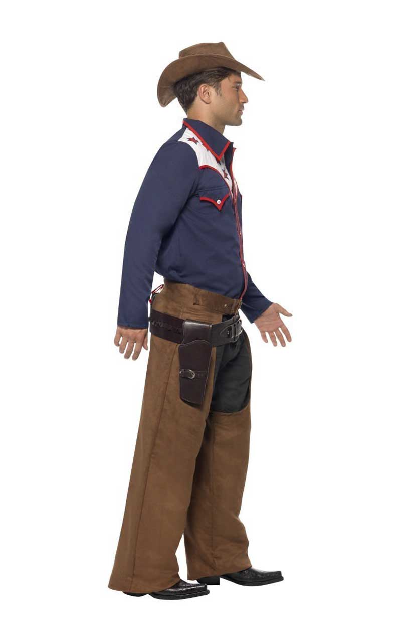 Mens Cowboy Fancy Dress Costume