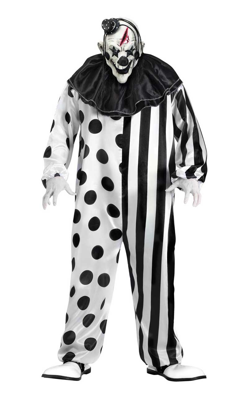 Mens Scary Clown Halloween Costume