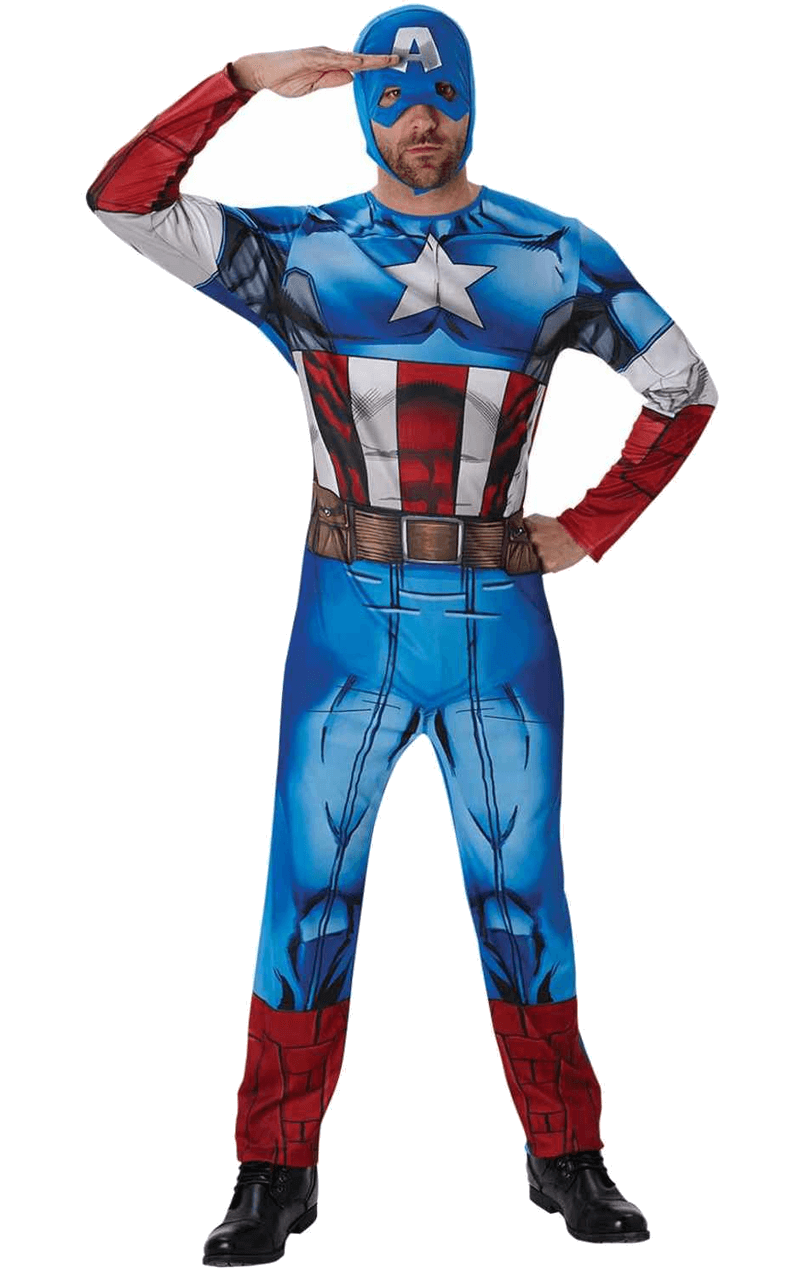 Adult Classic Captain America Costume