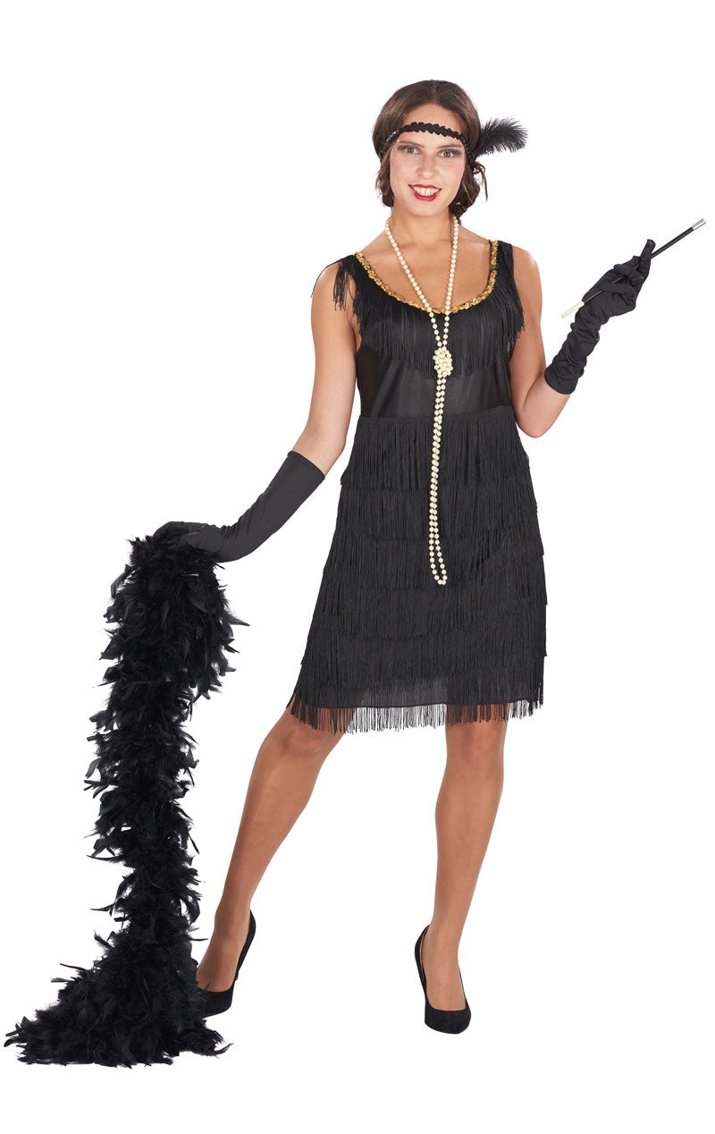 1920s Black Flapper Costume