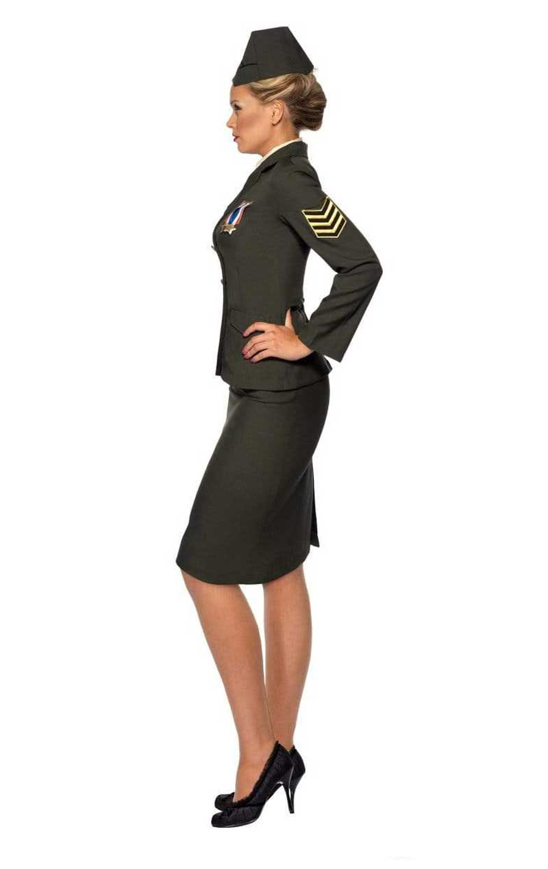 Womens Wartime Officer Uniform Costume