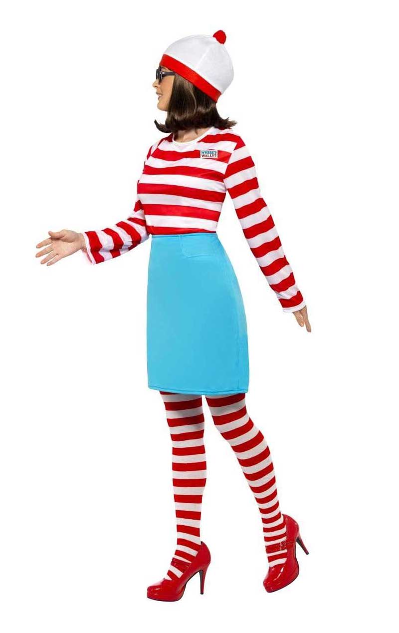 Womens Wenda Wheres Wally Costume