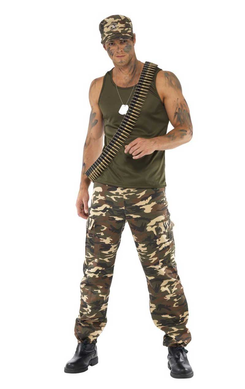 Adult Khaki Camo Costume