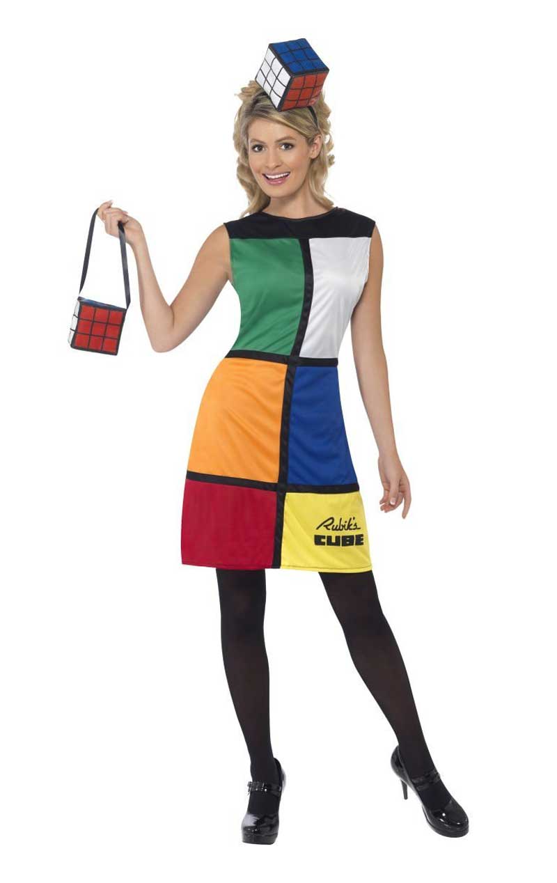 Womens Rubiks Cube Costume