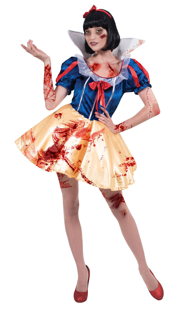 Womens Dark Snow White Halloween Costume