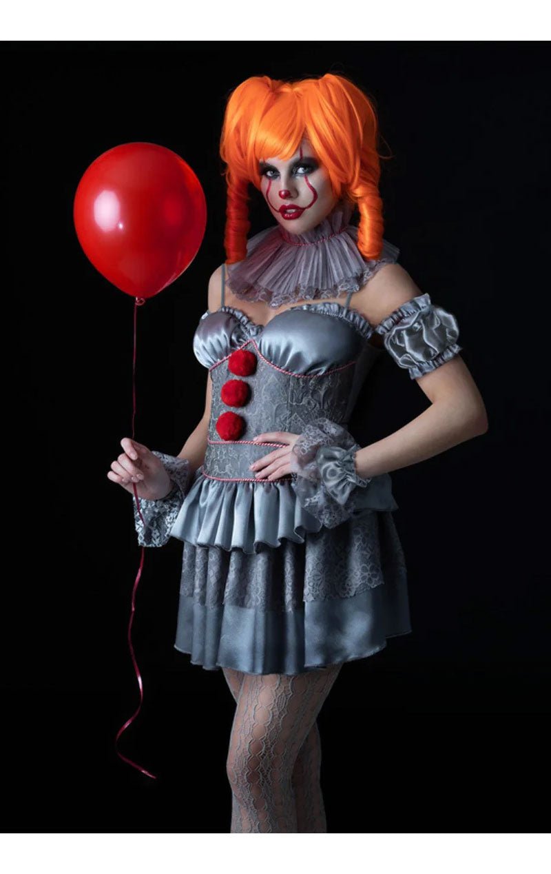 Adult Chapter 2 Pennywise Mini Dress Costume - Joke.co.uk