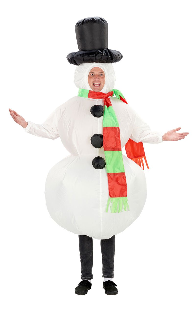 Adult Inflatable Snowman Costume - Joke.co.uk