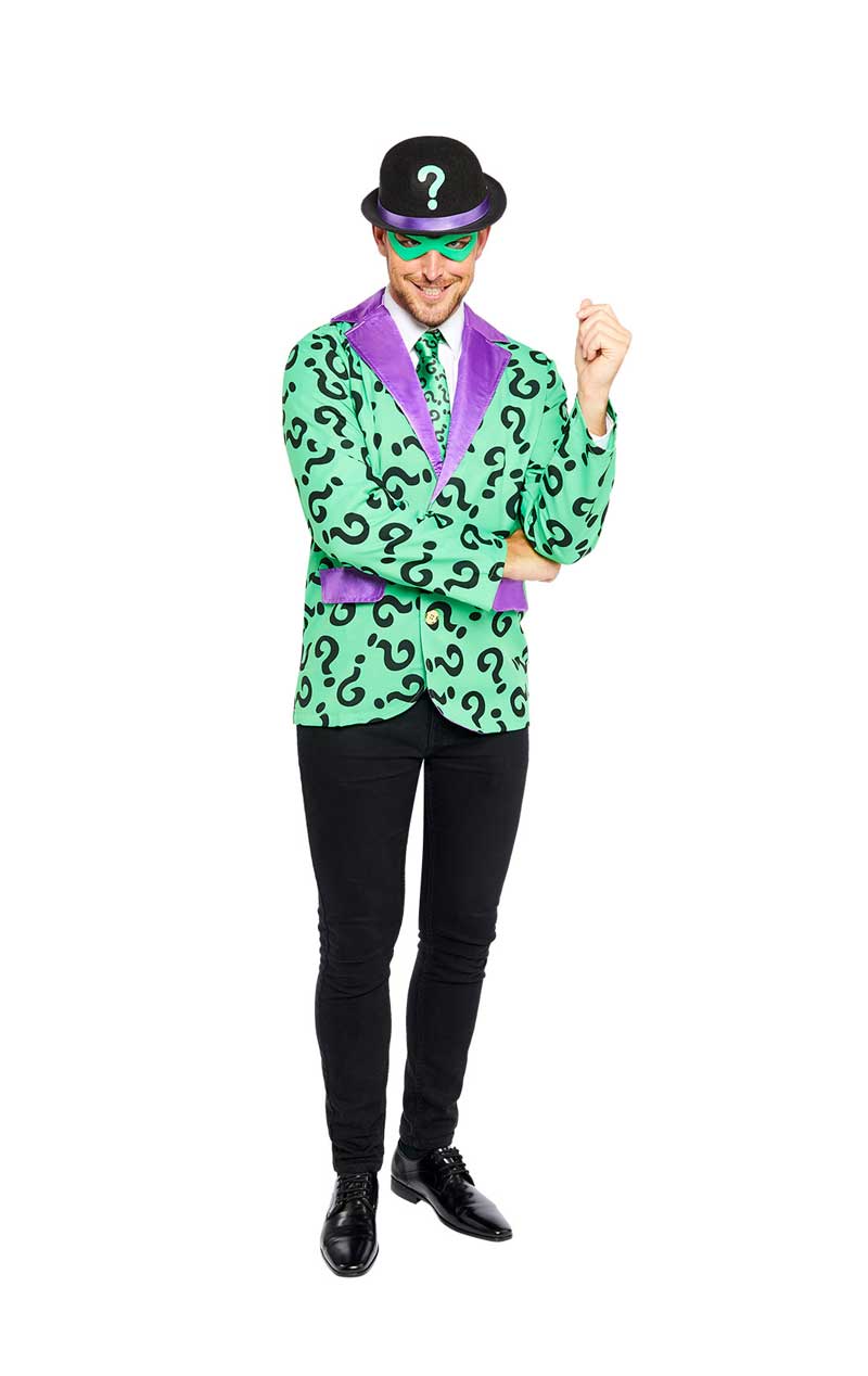 Adult The Riddler Costume - Joke.co.uk