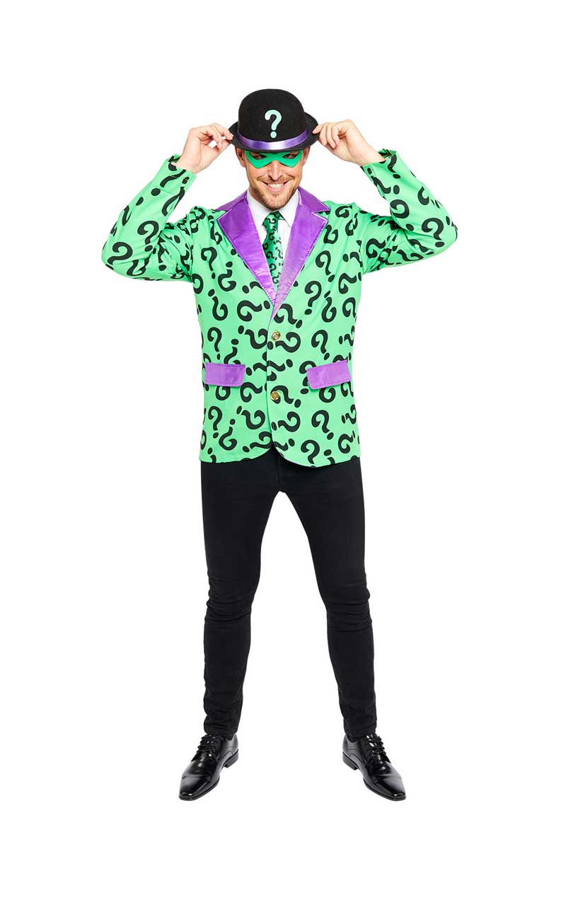 Adult The Riddler Costume - Joke.co.uk