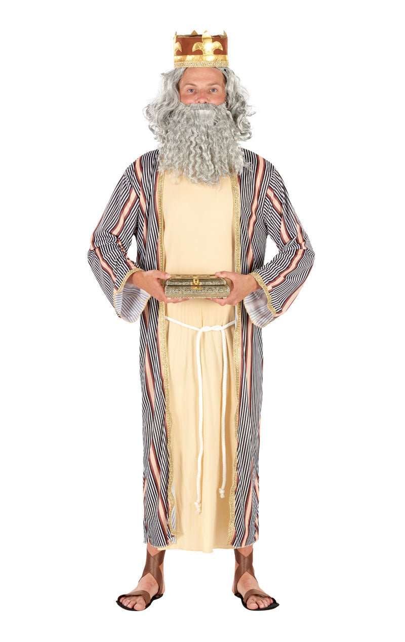 Adult Three Wise Men Gold Costume - Joke.co.uk