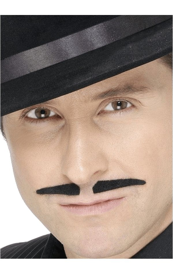 Black Spiv Moustache - Joke.co.uk