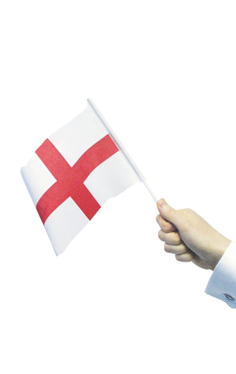 England Waving Flag Accessory - Joke.co.uk