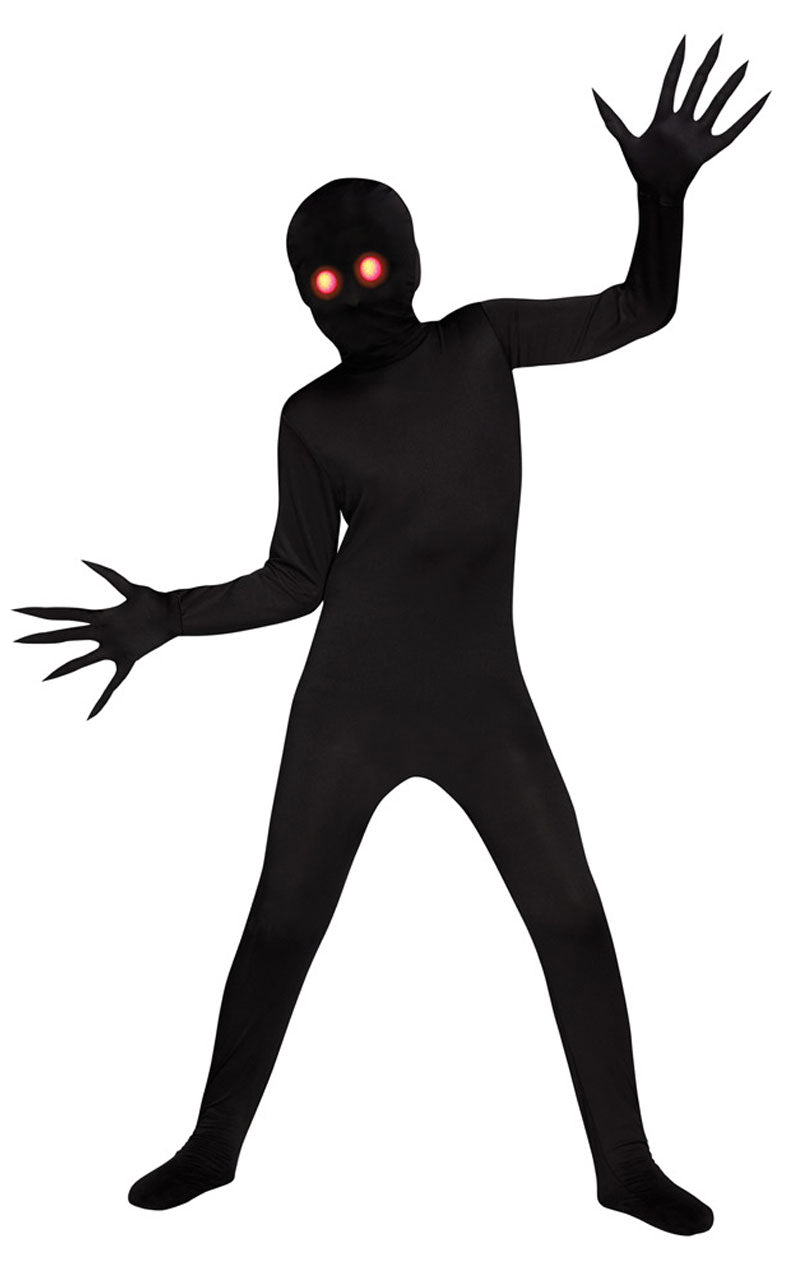 Kids Black Shadow Demon Costume - Joke.co.uk