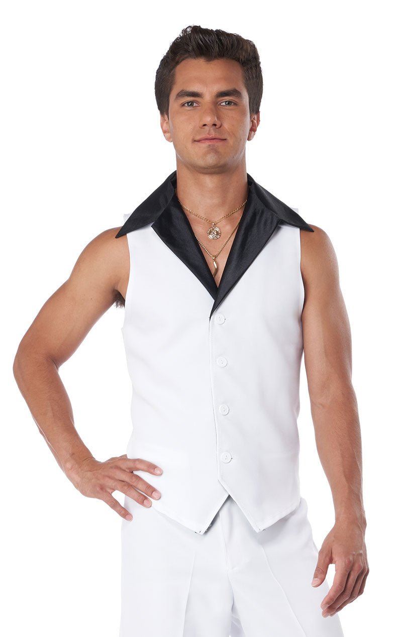 Mens 70s Era Disco Suit Costume - Joke.co.uk