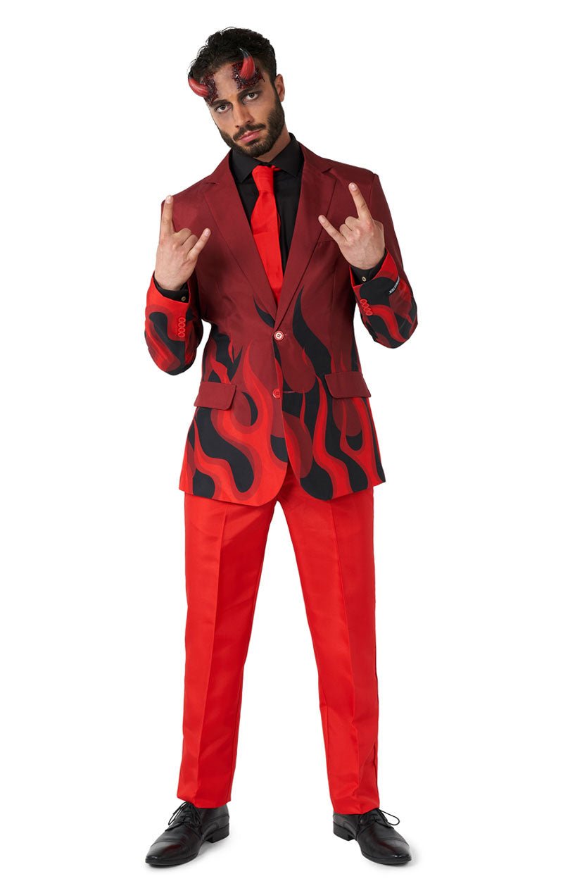 Mens Devil Red OppoSuit - Joke.co.uk