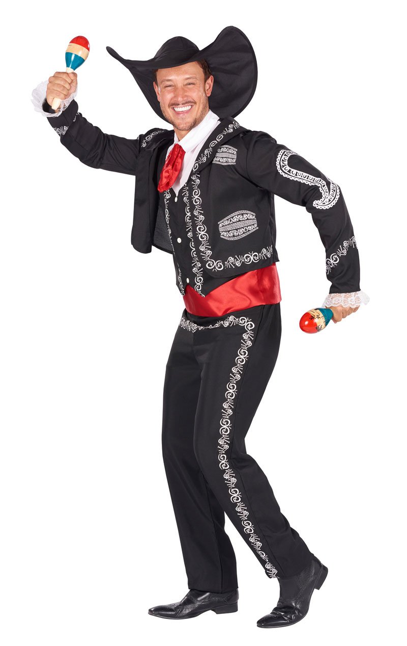 Mens Mexican Mariachi Costume (2 in 1 costume) - Joke.co.uk