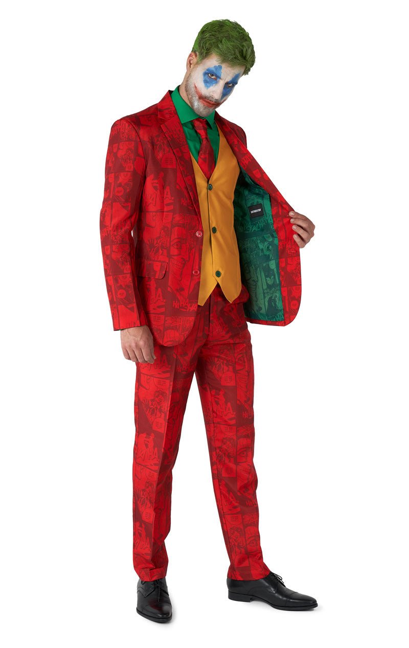 Mens Scarlet Joker Suit - Opposuits - Joke.co.uk